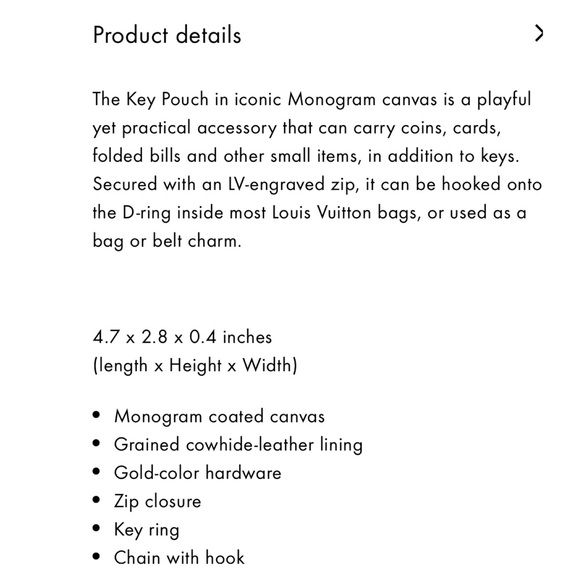 • Louis Vuitton Monogram Key Cles • - Picture 3 of 9
